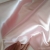 Стрейч- Атлас "Розовая пудра" - отрез 0.5 м (надпись) №23