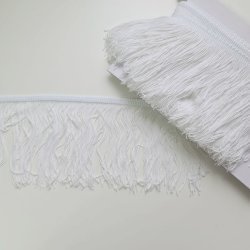 Бахрома Luxe "Белый" 15 см