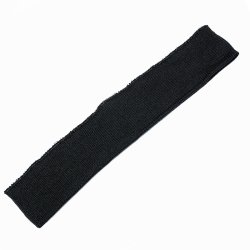 Подвяз 8х70 см плетение ластик "Черный"