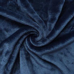 Велсофт "Темный синий" отрез 0.98 м
