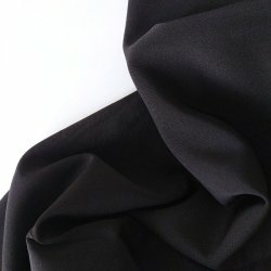 Костюмная ткань Анжелика "Черный" отрез 0.5 м