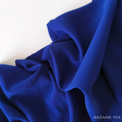Костюмная ткань Анжелика "Синий" отрез 0.52 м (пятно)